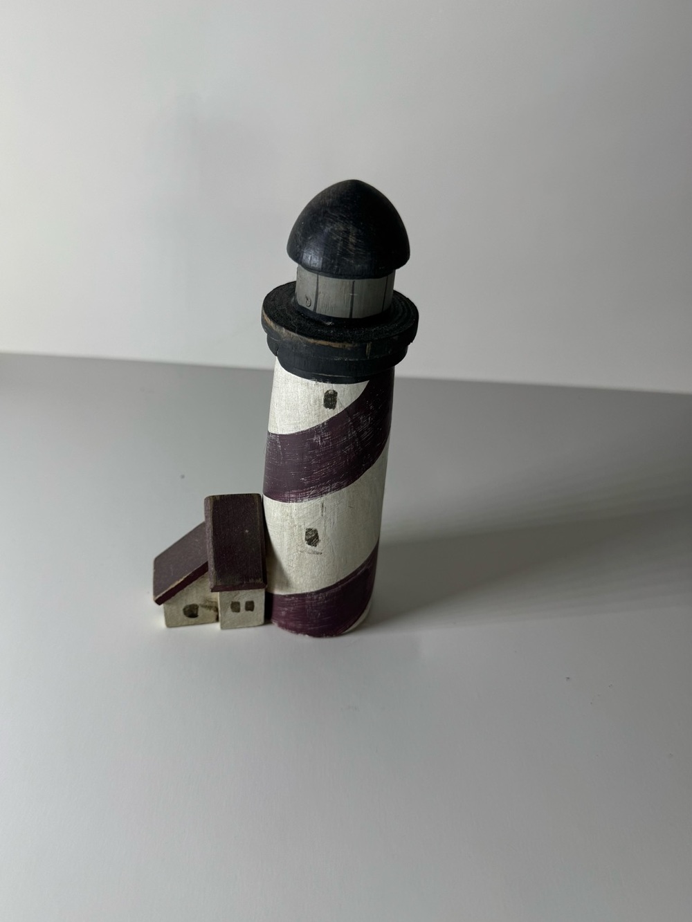 Vintage 6" Wooden Light house Decoration